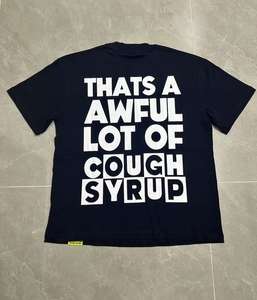 Kaus gambar sirup batuk banyak mengerikan uniseks grafis kustom 100% katun sirup batuk kaus pria kualitas tinggi - Product Image 6