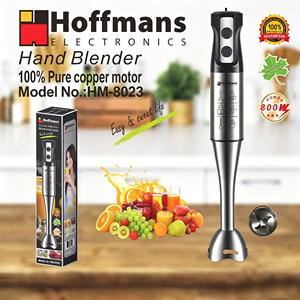 Batidora de Mano Profesional Hoffmans de 800W con Carcasa Completamente de Acero Inoxidable y Interruptor de 2 Velocidades para Procesamiento de Alimentos de Alta Resistencia - Product Image 4