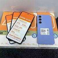 Teléfono Inteligente Spark 40 Pro de 6.8 Pulgadas con Android, Altavoz Dual, IP64, 5200 mAh, Teléfono Original Inteligente, 24+512 GB