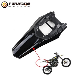 Заднее крыло LINGQI RACING для Sur-Ron Ultra Bee, оригинальные запчасти для питбайка, пластиковый задний брызговик из полипропилена - Product Image 2