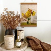 Support magnétique rétro pour affiches, cadre en bois de teck massif pour tableaux, avec aimants puissants N52, 21cm, 31cm, 41cm, emballage de protection optimal