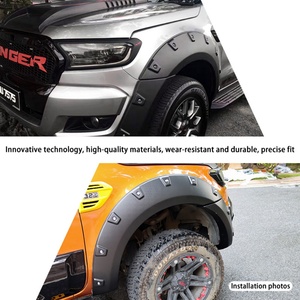 Kqd Vente en gros d'usine Accessoires de pick-up 4x4 Passage de roue ABS Style simple Fender Flare Fit for Ford - Product Image 3