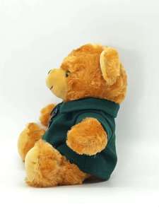 ตุ๊กตาหมีเท็ดดี้สีแทนขายดี พร้อมชุดตุ๊กตา ใยฝ้าย PP และซับในตาข่าย ของเล่นตุ๊กตาแสนน่ารักสำหรับเด็ก - Product Image 4
