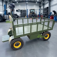 Carrito Eléctrico de Alta Capacidad (1 y 2 Toneladas) para Granjas, Jardines y Fábricas, Transporte sin Esfuerzo para Viveros, ¡Gran Venta!