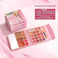 Vente en gros de palettes de maquillage pour les yeux de haute qualité à base de papier, palettes de fards à paupières nacrés, mats et brillants