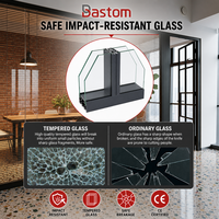 Cloison en verre double avec cadre en aluminium de 120 mm, à lames motorisées, résistante aux chocs, insonorisée, pour café et salle de réunion