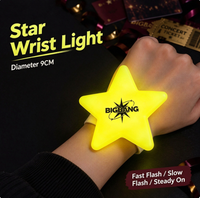 Ensemble de bâtons lumineux LED pour concert BIGBANG, en acier inoxydable, avec bandeau lumineux jaune, baguette lumineuse, bracelet lumineux clignotant en forme d'étoile, de cœur et de couronne, pour fête