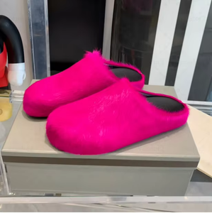 Luxury Designer Shoes Men and Women Furry Home Slippers Anti-Slip Rubber Sole Cozy Comfortable Indoor Bedroom Shoes Warm Comfort - Product Image 3
