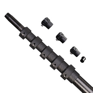 Chuyên nghiệp sợi carbon Chân máy đứng cho máy ảnh kỹ thuật số ứng dụng thể thao gắn kết cực với mô hình ống sợi carbon - Product Image 4