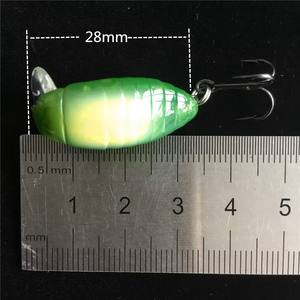 Hunthouse Vente en gros 28mm 2g Leurres <span class=keywords><strong>pour</strong></span> truites Appât <span class=keywords><strong>pour</strong></span> eau douce et mer ultra <span class=keywords><strong>léger</strong></span> en plastique dur Insecte Cigale Leurre de pêche - Product Image 3