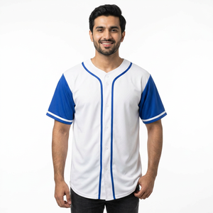 Customized Personalized <b>Baseball</b> Jersey for Men and Women Casual Knitted Fan Shirts with Silk Screen Printing Blank Design - Product Image 1
