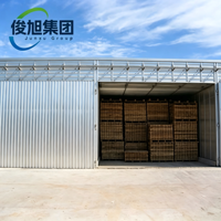 Horno de Secado de Madera para Tarima de Roble |   Control Multizona |   15-80 CBM |   ISO 9001 |   Calidad Uniforme en Cada Lote