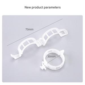 Dispositif <span class=keywords><strong>de</strong></span> suspension à pince fixe moderne pour légumes, fruits et tomates Nouveau matériau Clip <span class=keywords><strong>de</strong></span> <span class=keywords><strong>vigne</strong></span> en plastique et boucle d'anneau <span class=keywords><strong>de</strong></span> tomate - Product Image 5