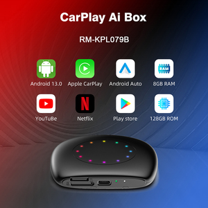 Ritmo 2025 Android 3 in 1 Carplay Ai Video Box Wireless per Auto Android Auto Adapter Dongle per Netflix Youtube Caraccessories - Product Image 2
