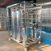 Machine de purification d'eau pure industrielle de 1000 litres par heure, système de purification d'eau, usine d'osmose inverse