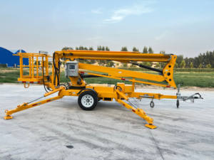 Platform Kerja Udara Konstruksi Ce Iso, <span class=keywords><strong>Boom</strong></span> Nacelle Elevatrice yang Dapat Diderek, <span class=keywords><strong>Lift</strong></span> <span class=keywords><strong>Boom</strong></span> 10-22m - Product Image 4