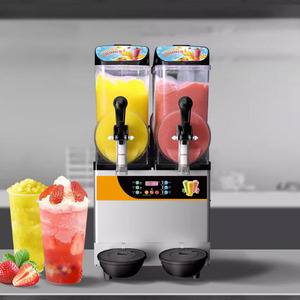 Stainless Steel <b>Machine</b> Commercial Cylinder Frozen Beverage Dispenser for Shops Adjustable Texture Quick <b>Ice</b> Production AS-Icecr - Product Image 3