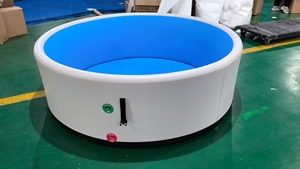 Outdoor Round Drop Stitch Inflatable <strong>Pool</strong> Custom Size Portable Luxury Garden Inflatable Swimming <strong>Pool</strong> for Home Villa - Product Image 4