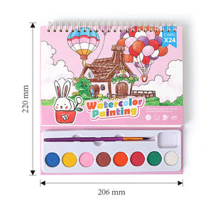 Libro de papel de acuarela para niños, libros de pintura, dibujo, juego de pintura de acuarela, juguetes para niños - Product Image 2