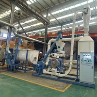 Machine de granulation d'aliments pour animaux, ligne de Production d'aliments pour bétail, cheval, vache, poulet