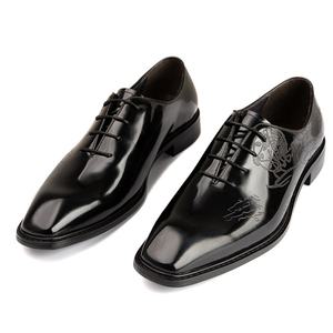 High Quality Luxury <b>Men's</b> Genuine Leather Carved Brogue Lace up Waterproof Anti Slippery <b>Shiny</b> loafers <b>men</b> leather <b>shoes</b> - Product Image 1