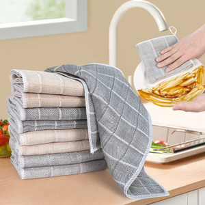 Paño de Cocina Cuadrado de Algodón Reutilizable, Ecológico, Resistente al Aceite, Sin Pelusas, Grueso, de Secado Rápido y Altamente Absorbente para el <span class=keywords><strong>Hogar</strong></span> - Product Image 4
