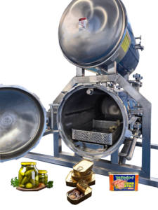 <span class=keywords><strong>Stérilisateur</strong></span> professionnel de cornue d'immersion d'eau de double couche de 1000kg-équipement de traitement des aliments - Product Image 2