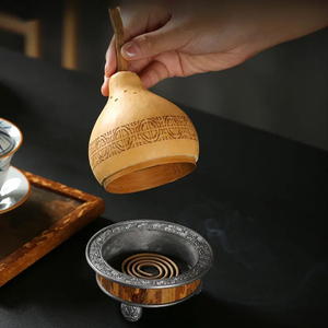 Yunfei thủ công cổ điển phong cách tre hương Burner truyền thống tre Thủ công mỹ nghệ cho các sự kiện văn hóa và phòng trưng bày nghệ thuật - Product Image 3