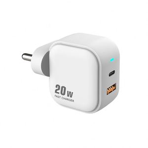 Nhà máy ấn độ cắm thân thiện với môi 20W PD sạc nhanh Power Adapter A + C Loại C tường sạc với LED hiển thị và OTP bảo vệ - Product Image 3