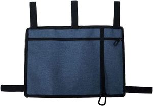 Panier de rangement pour déambulateur avec porte-gobelet, adapté aux déambulateurs pliants pour adultes, organisateur de rollator, pochette de transport et de rangement - Product Image 3