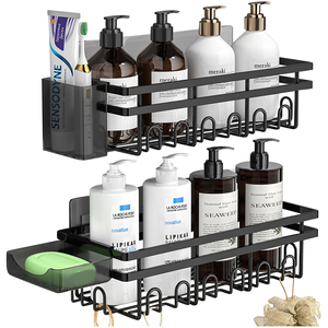 Stainless Steel Corner <strong>Shower</strong> Caddy Self Adhesive Toilet Rack Organizer Portable Corner Bathroom <strong>Shower</strong> Shelf <strong>Storage</strong> for <strong>Shower</strong> - Product Image 6