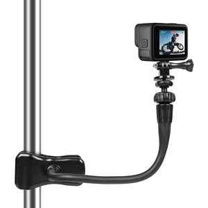 Extendeur de col de cygne monté sur pince Flexible réglable de vente chaude pour le moniteur Logitech GoPro Hero 12/11/10/9/<span class=keywords><strong>Arlo</strong></span> <span class=keywords><strong>Ultra</strong></span>/Pro/Pro <span class=keywords><strong>2</strong></span> - Product Image 1