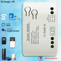 E0603/F0604 Interrupteur Intelligent 12V 24V 220V 3000W Thermostat de Surveillance 1CH Relais Wifi pour EWELink APP Alexa Google Home