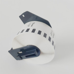 Para Brother DK 22225, etiquetas térmicas continuas compatibles, marco de plástico negro de 38mm x 30,48 M para impresoras de etiquetas de 1050 1100 y - Product Image 3