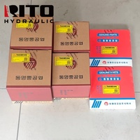 Bloque de Cilindros para Excavadora RITO 90R180 90L180, Piezas de Bomba de Pistones Axiales, Conjunto de Placa de Válvulas, Bloque de Cilindros para Bomba Hidráulica de Excavadora