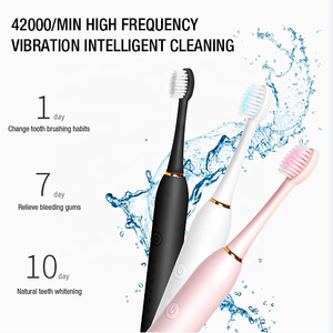 <span class=keywords><strong>Brosse</strong></span> à Dents Sonique Électrique Professionnelle X-3, Rechargeable USB, Ultrasonique pour Adultes - Product Image 4