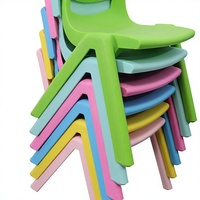 Ensemble scolaire pas cher pour les enfants de maternelle, mobilier de classe, tables et chaises en plastique, design moderne, utilisation dans le salon