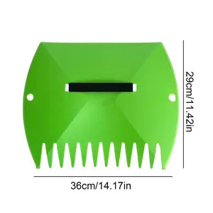 Lá Tay Rake Cầm Tay Muỗng Thu Gom Rác Grabs Lá Làm Sạch Xẻng Bãi Cỏ Mảnh Vụn Pick Up Công Cụ