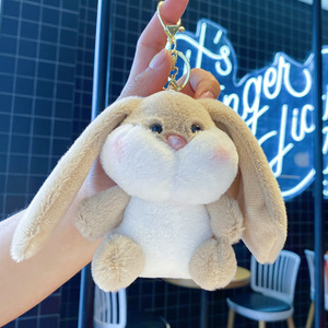 Tiktok nổ cửa hàng thỏ đồ chơi sang trọng tai lớn nhung kết cấu máy vuốt Túi Búp Bê để treo thú nhồi bông trang trí - Product Image 4