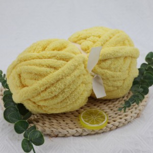 かぎ針編み3 Ply反射ニットヘンプChenille <span class=keywords><strong>Yarn</strong></span>工場直販6nmメタリックレザーチャンキーヤーン - Product Image 1