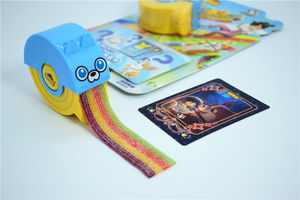 Çin fabrika özel meyve Roll Up ekşi yumuşak sakızlı helal şeker toptan şeritler ekşi meyve lezzet şeker ile gökkuşağı renk - Product Image 6