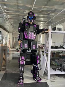 Traje Robótico LED Cyberpunk con Pantalla Programable en el Pecho, Armadura Luminosa RGB, Control DMX512, para Actuaciones en Discotecas y Escenarios, para Adultos - Product Image 5
