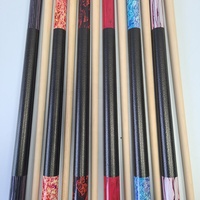 Xmlivet Nouvelles queues de billard de piscine à prix avantageux, 6 couleurs avec embout 3/8-18, bois d'érable domestique, queue de billard 9 boules, queues de club
