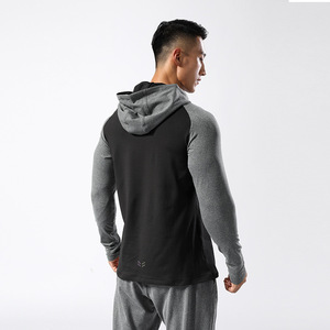 Sweat à capuche chaud et respirant pour <span class=keywords><strong>homme</strong></span>, séchage rapide, imprimé, pour le sport d'été, la course et le basketball - Product Image 4