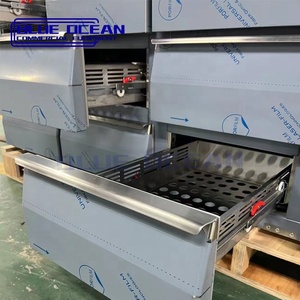 Su misura in acciaio inox <span class=keywords><strong>2</strong></span> <span class=keywords><strong>cassetti</strong></span> 3 porte frigo Freezer da cucina apparecchiature di refrigerazione con modalità di raffreddamento ad aria - Product Image 2