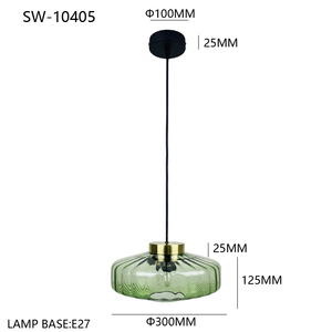 Modern Hanging <b>Loft</b> Glass Lustre E27/E26 Pendant <b>Light</b> LED Nordic Industrial Decor <b>Lights</b> Fixtures for Kitchen Restaurant - Product Image 3