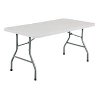 Table d'événement pliable légère et portable pour le support de scène, les activités de plein air, les salons professionnels et l'organisation d'équipements temporaires