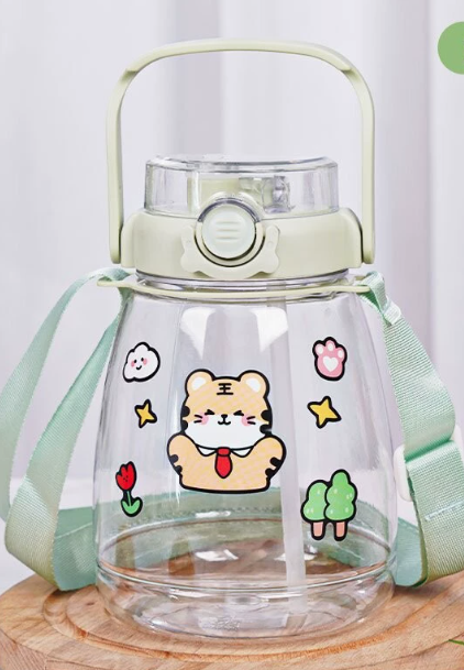 Gobelet ordinaire à grand ventre 1300ml-vert