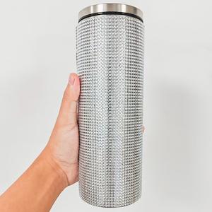 <span class=keywords><strong>Nome</strong></span> personalizzato personalizzato Logo 20oz in acciaio inox <span class=keywords><strong>tazza</strong></span> <span class=keywords><strong>tazza</strong></span> di strass con paglia di metallo - Product Image 4