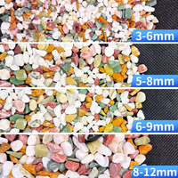 Vente flash - Galets de couleurs mélangées, pierres décoratives pour jardin, aquarium, remplissage de vase, aménagement paysager